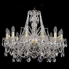 Подвесная люстра bohemia ivele crystal 1411 1411-12-240-g